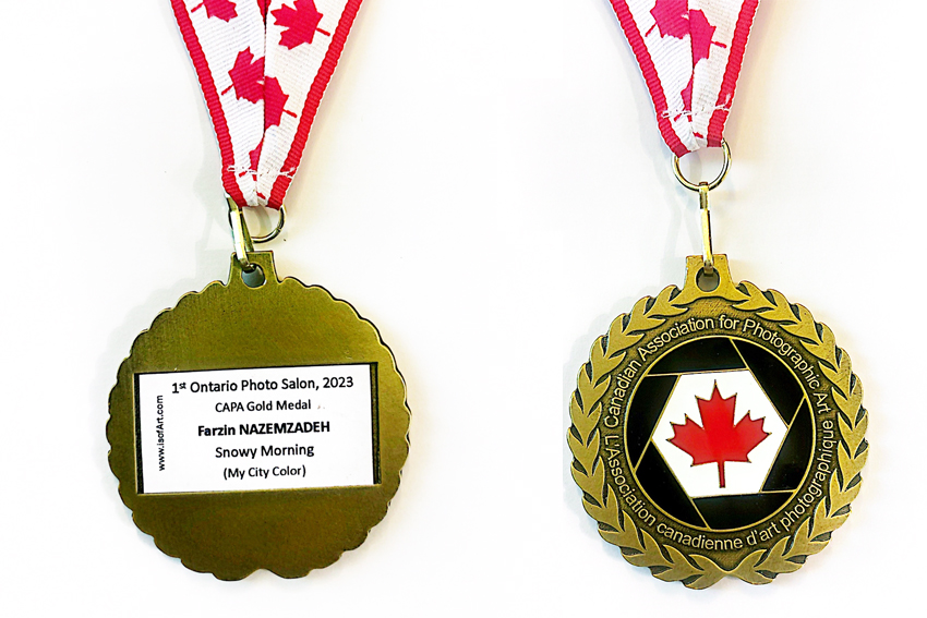 CAPA Gold Medal   / Canada / From Canadian Association For   Photographic  Art  for  