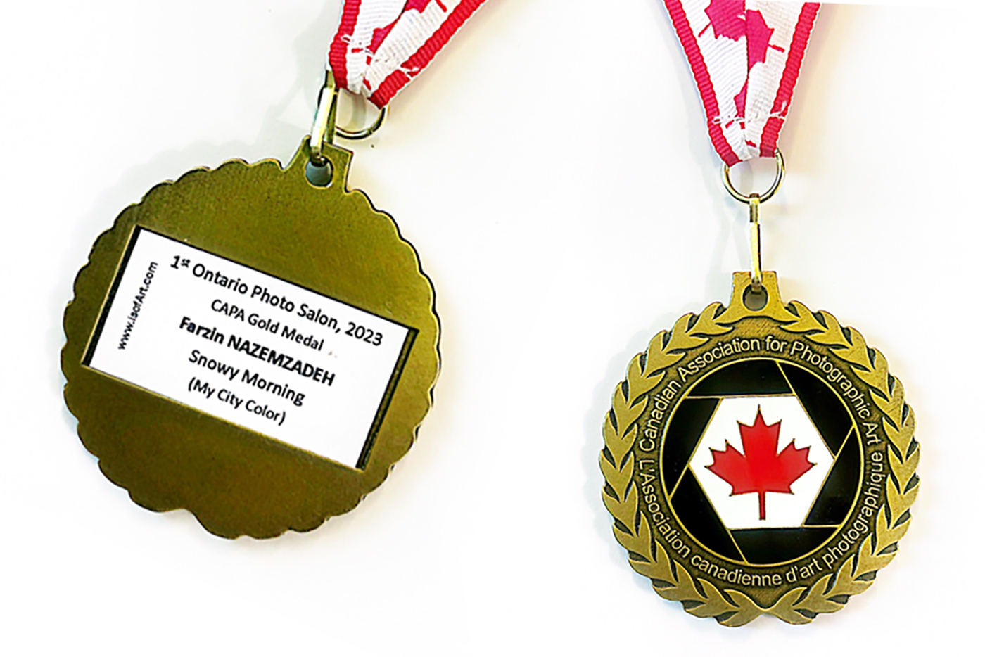 CAPA Gold Medal   / Canada / From Canadian Association For   Photographic  Art  for  